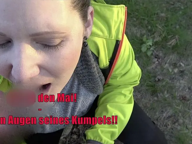 Piss in den Mai! - Und das vor den Augen vom Kumpel!