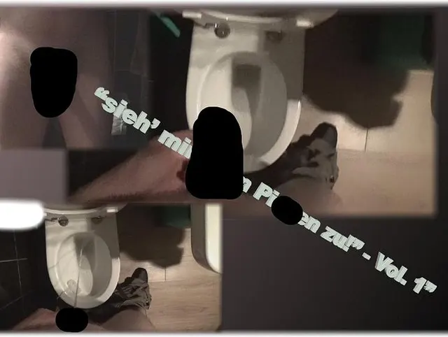 Sieh' mir beim pissen ins WC zu! ...