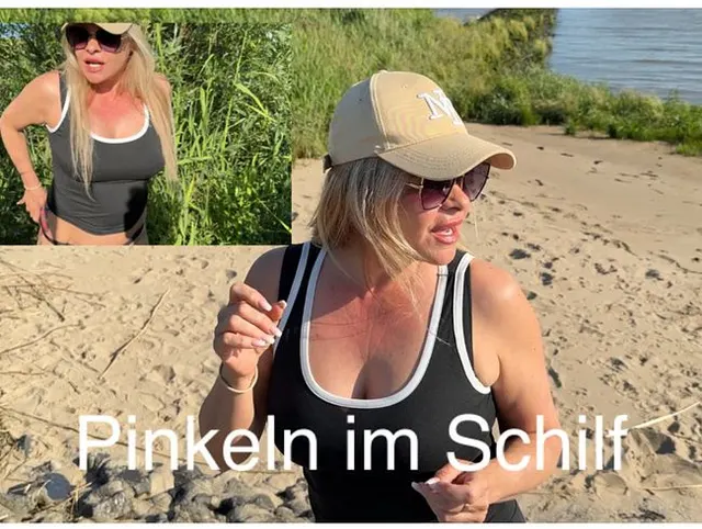 Pinkeln im Schilf