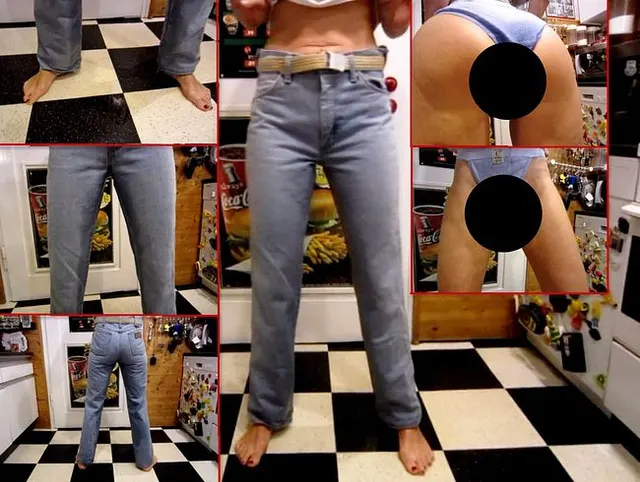 3 x in dieselbe Jeans gepisst 2