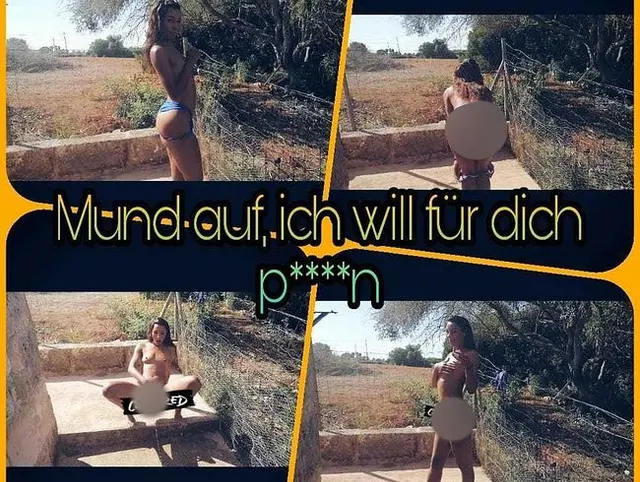 Mund auf ,ich will für dich p****n >:)