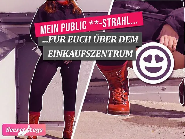 Mein Public-Natursekt-Strahl für Euch über dem Einkaufszentrum