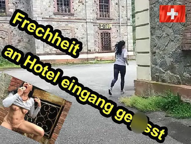 Frechheit einfach an Hoteleingang gepisst !