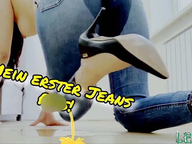Mein erster Jeans Piss!