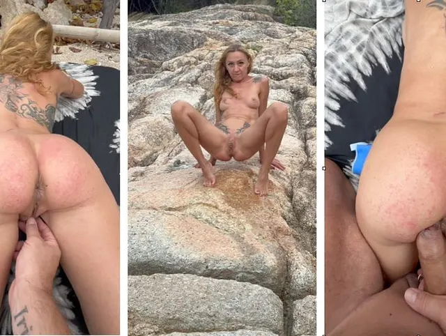 Privates public Sex-Tape aus dem Urlaub + Natursekt mit View!!