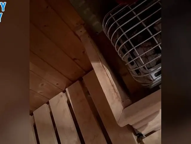 Die Sauna im Keller war bisher noch kein Ort für unsere Sauereien, bisher!