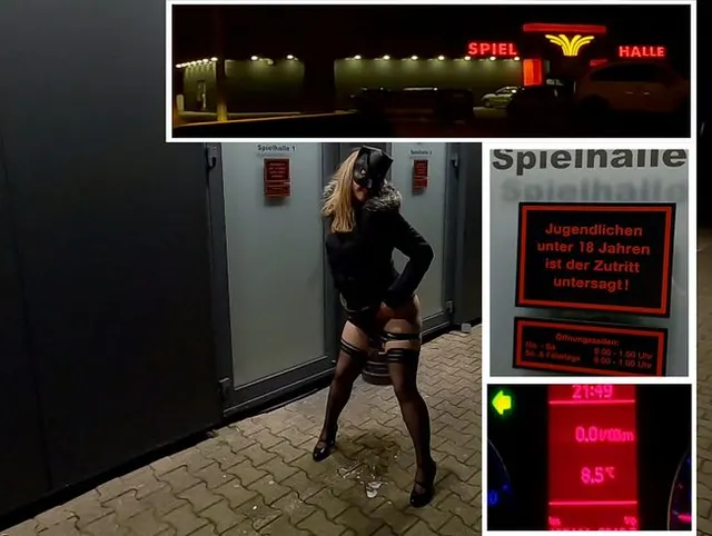 Richtig dreist direkt vor den Eingang von der Spiel Halle GEPISST!!!