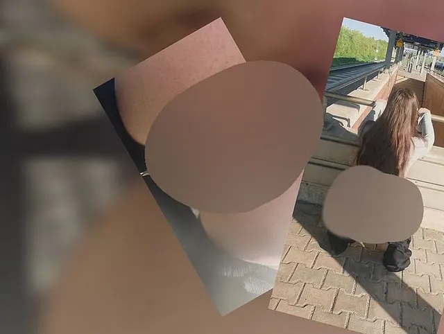 Musste mal wieder Pipi am Bahnhof mit Nahaufnahme