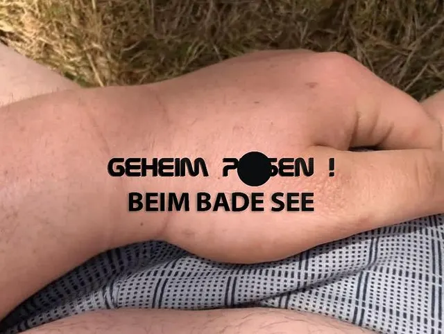 Geheim Pissen beim Bade See ( fast erwischt ) !!