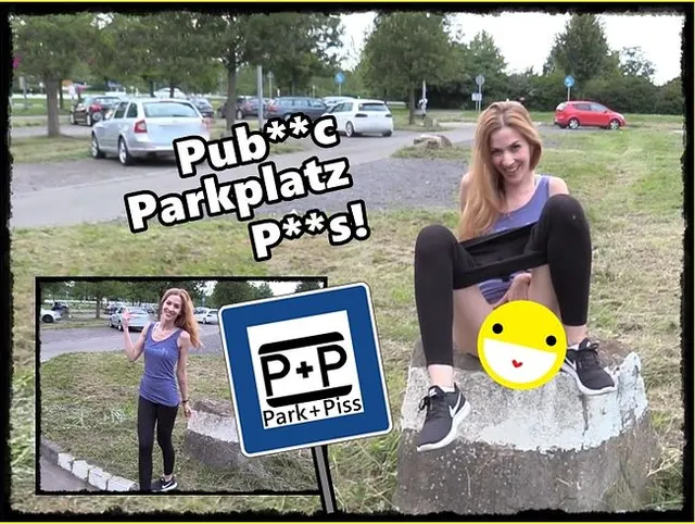 Public auf dem Parkplatz gepisst!