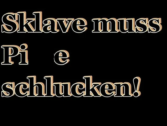 Sklave liegt im Piss-See!