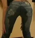 enge JEANS VOLL-GENÄSST !!