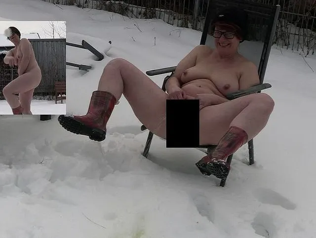 Schnee-Piss mit Fotzenkühlung