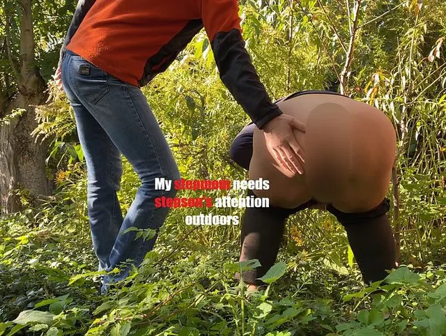 Meine Stiefmutter braucht die Aufmerksamkeit ihres Stiefsohns im Freien