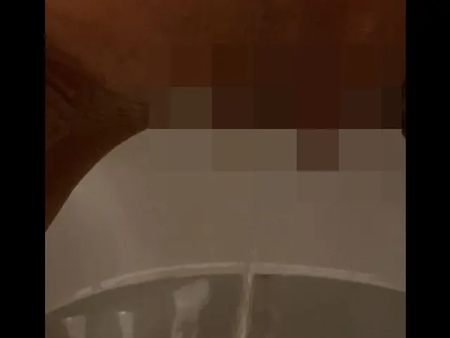 Closeup: ich muss auf die Toilette