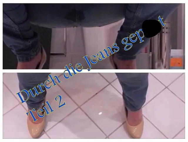 durch die Jeans gepisst Teil 2