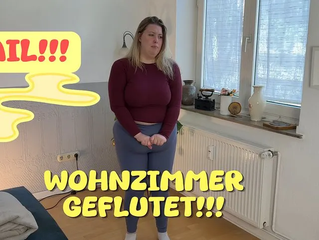 Bewegungsunfähig!! Einfach in die Leggings gepisst!