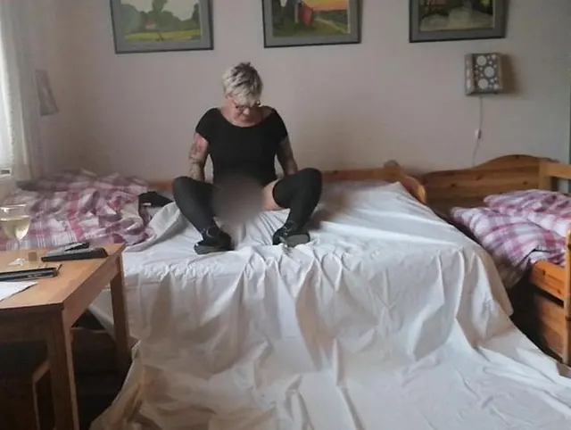 im hohen Bogen gepisst