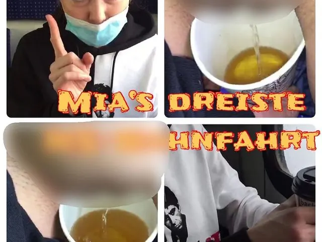 Mia´s dreiste Bahnfahrt! Sekt inklusive