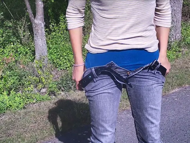 Auf meine Hose gepisst