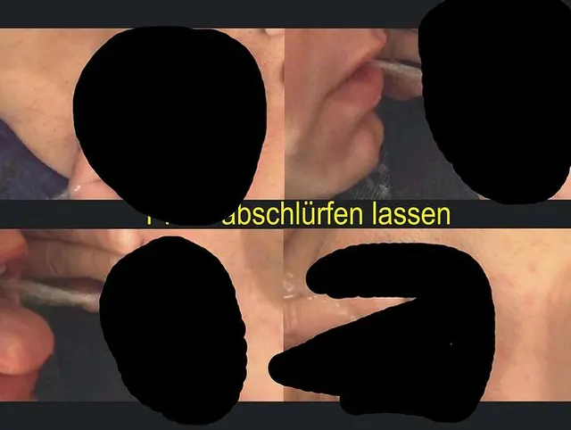 Er schlürft meine Pisse direkt von der Quelle
