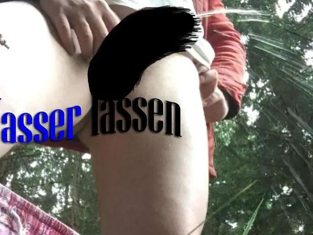 Beim Wandern Wasser lassen