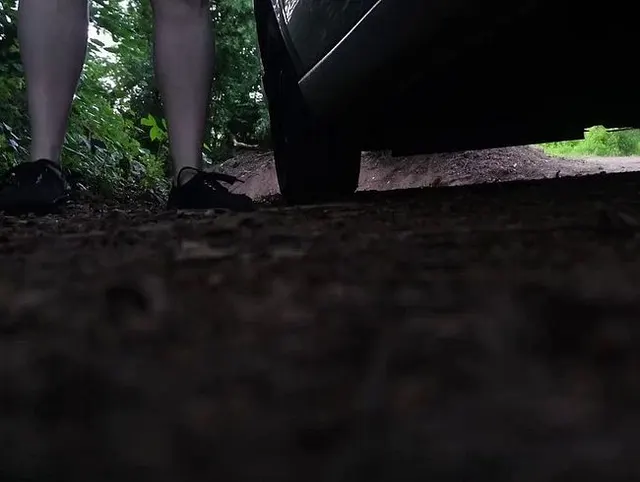 MEGA PISS am Straßenrand