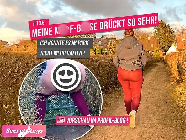 Meine MILF-BLASE drückt SO SEHR! - Ich konnte es im Park nicht mehr halten!