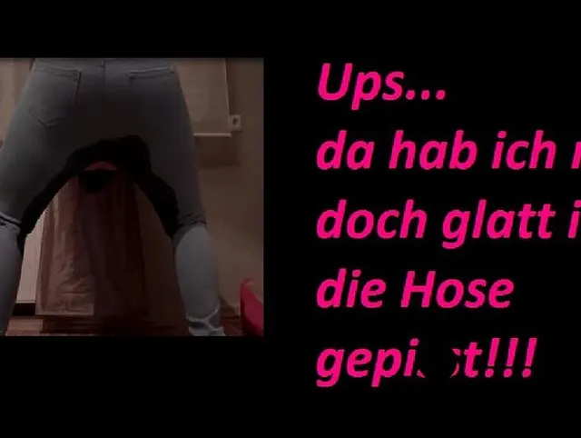 In die Skinnyjeans gepisst