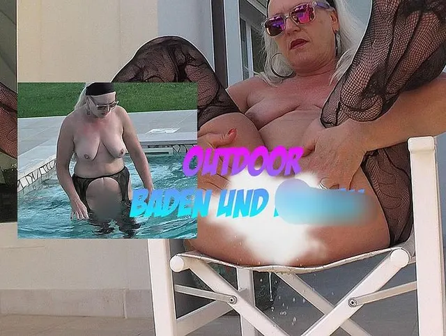 Outdoor pissen und baden